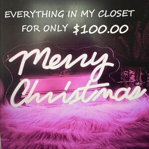 Christmas Promotion! Buy everything in my closet for only $100
